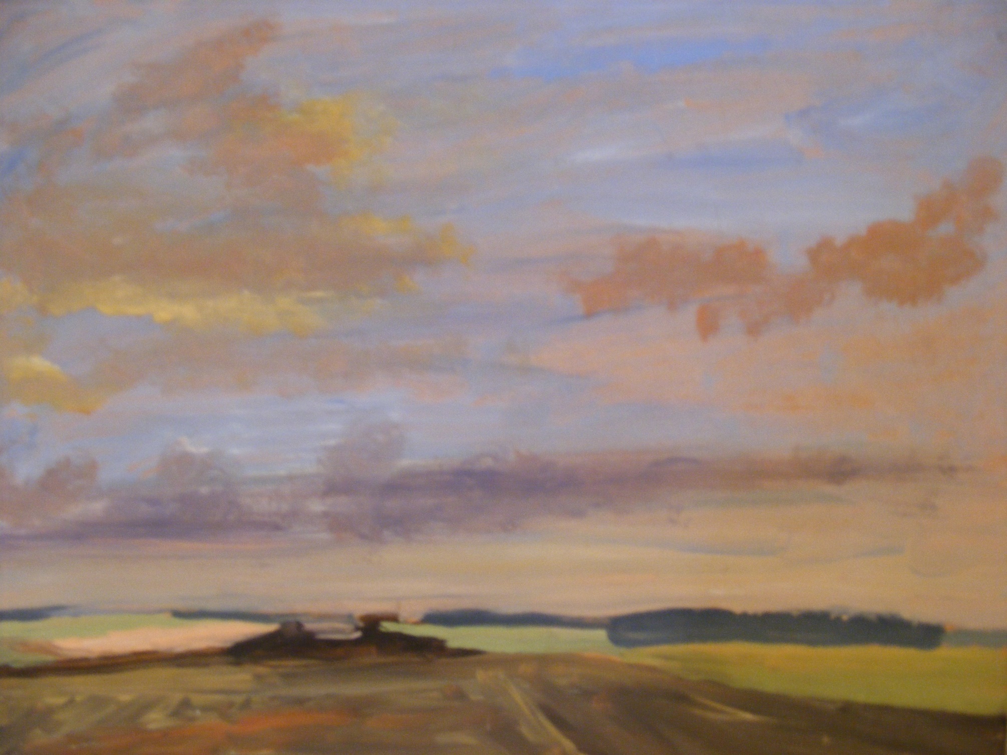 Lincolshrie Landscape sunset thumb